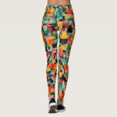Rot-Gelb Leggings (Rückseite)