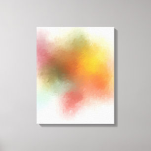 Rot-gelb-Lila-grünes Rosa Moderne Moderne Leinwanddruck