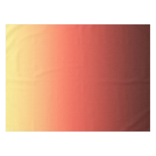 Rot gelb Ombre . Tischdecke (Vorderseite (Horizontal))