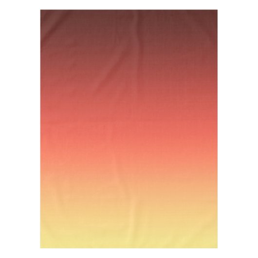 Rot gelb Ombre . Tischdecke (Vorderseite)