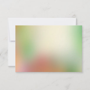 Rot-Gelb-Orange-Grün Moderne Abstrakte Kunst Mitteilungskarte