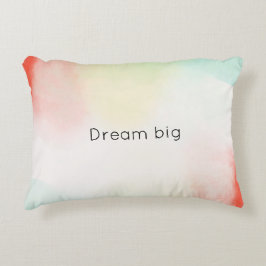 Rot-Gelb-Rose-Gefärbte Krawatte Dekokissen