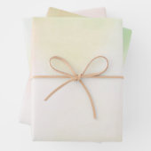 Rot-Gelb-Rose-Gefärbte Krawatte Geschenkpapier Set (Beispiel)