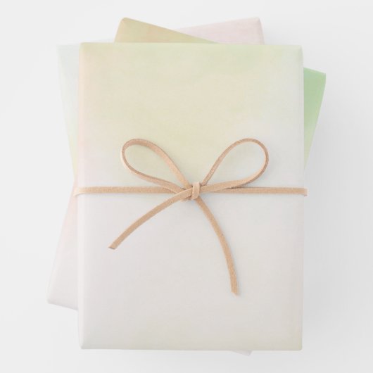 Rot-Gelb-Rose-Gefärbte Krawatte Geschenkpapier Set (Beispiel)