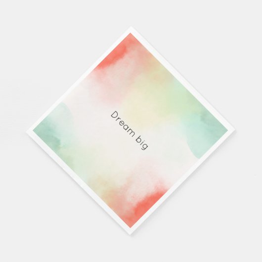 Rot-Gelb-Rose-Gefärbte Krawatte Serviette (Ecke)