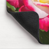 Rot-Gelb-Rose-Maus-Pad Mousepad (Ecke)