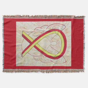 Rot-Gelb-Sensibilisierungskampagne Angel Blanket Decke