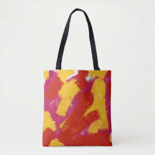 Rot, Gelb und Rosa Tasche