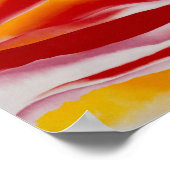 Rot, Gelb und Schwarz | Georgia O'Keeffe | Poster (Ecke)