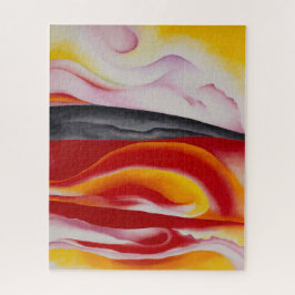 Rot, Gelb und Schwarz | Georgia O'Keeffe | Puzzle