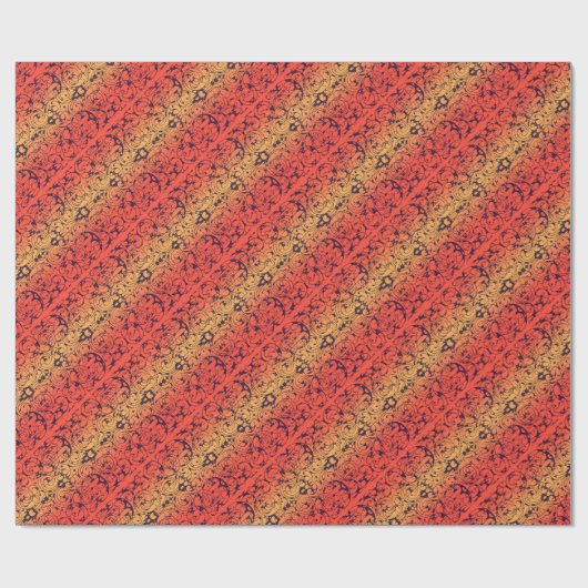 Rot, gelb und schwarz geschenkpapier (Flach)