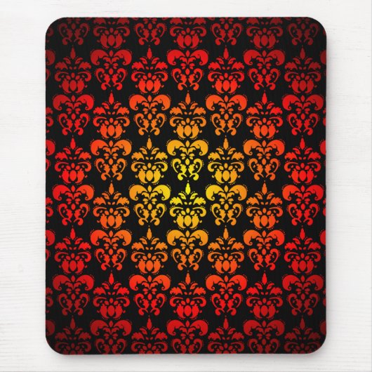 Rot, gelb und schwarz mousepad (Vorne)