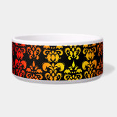 Rot, gelb und schwarz napf (Links)