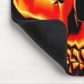 Rot-Gelb- und Schwarz-Skull-Mousepad Mousepad (Ecke)