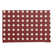 Rot-Gelb-Weiß-Buttercup-Blume Kissenbezug (Vorderseite-Rechts)