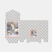 Rot-Gelb Woodpecker Malerei Original Vogelkunst Geschenkschachtel (Ungefaltet)