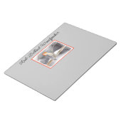 Rot-Gelb Woodpecker Malerei Original Vogelkunst Notizblock (angewinkelt)