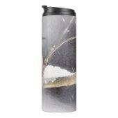 Rot-Gelb Woodpecker Malerei Original Vogelkunst Thermosbecher (Nach rechts gedreht)