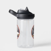 Rot-Gelb Woodpecker Malerei Original Vogelkunst Trinkflasche (rechts)