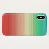 Rot-gelbe blaue Streifen Case-Mate iPhone Hülle (Rückseite (Horizontal))