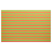 Rot-gelbe grüne Streifen Stoff (Yard (91,4 cm))