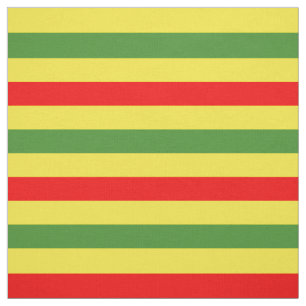 Rot-gelbe grüne Streifen Stoff