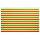 Rot-gelbe grüne Streifen Stoff (Fat Quarter (45,7 x 55,9 cm))
