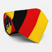 Rot-Gelbe Kombination Krawatte (Gerollt)