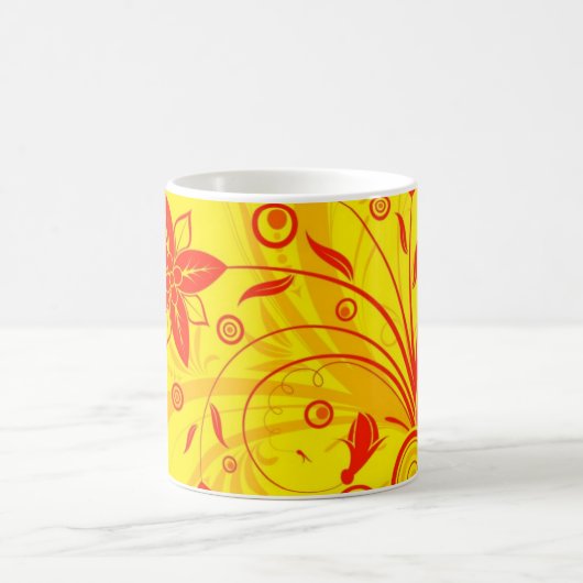 Rot-gelbe Tasse (Mittel)