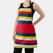 Rot-gelbe Uniform Streifen Schürze (InSitu)