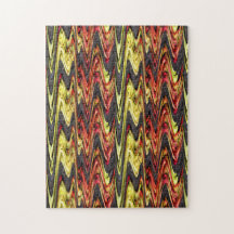 Rot Gelber Apfelgarten Abstract