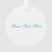 Rot-Gepunktete Admiral Dunkelblauer Schmetterlings Ornament (Rückseite)