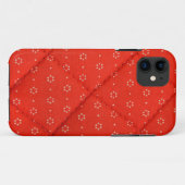Rot gequilt Case-Mate iPhone hülle (Rückseite (Horizontal))