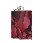 Rot geraubte Abstraktion Flachmann (Links)