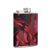 Rot geraubte Abstraktion Flachmann (Rechts)