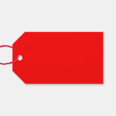 Rot Geschenkanhänger (Rückseite Horizontal)