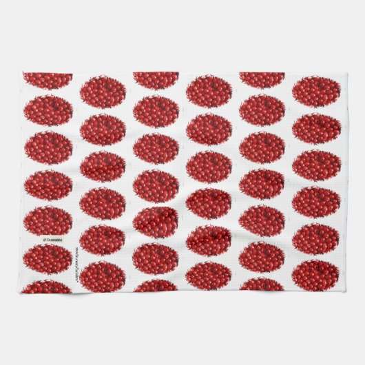 Rot Geschirrtuch (Horizontal)