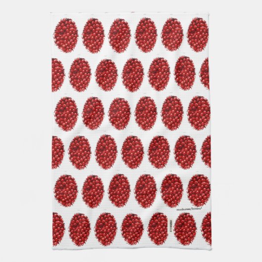 Rot Geschirrtuch (Vertikal)