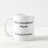 Rot-geschulterte Falke-Kaffee-Tasse Kaffeetasse (Links)