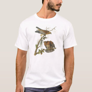 Rot-geschulterter Falke durch Audubon T-Shirt