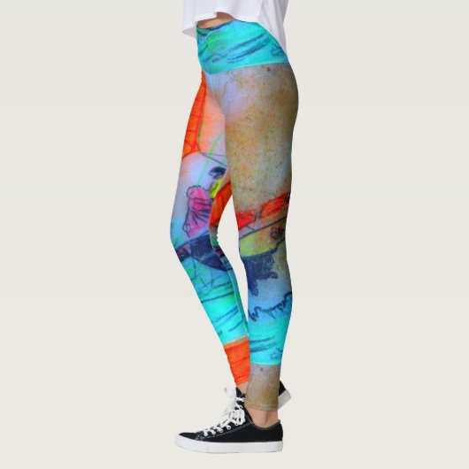 rot-gesegelter Schooner Leggings (Links)