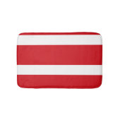 Rot gestreift badematte (Vorderseite)