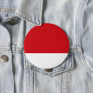Rot gestreift button