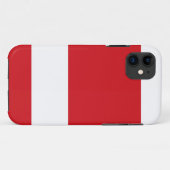 Rot gestreift Case-Mate iPhone hülle (Rückseite (Horizontal))