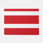 Rot gestreift fußmatte (Vorderseite)