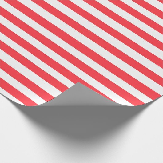 Rot gestreift geschenkpapier (Ecke)