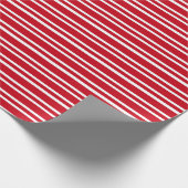 Rot gestreift geschenkpapier (Ecke)