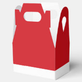 Rot gestreift geschenkschachtel (Geöffnet)