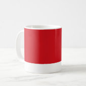 Rot gestreift kaffeetasse (Vorderseite Links)