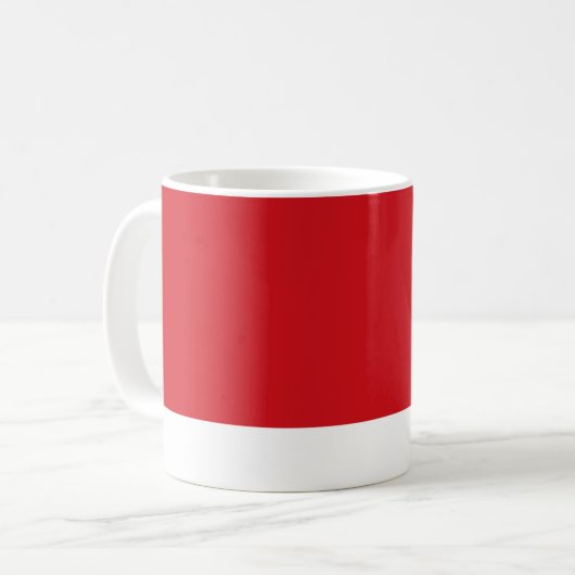 Rot gestreift kaffeetasse (Vorderseite Links)